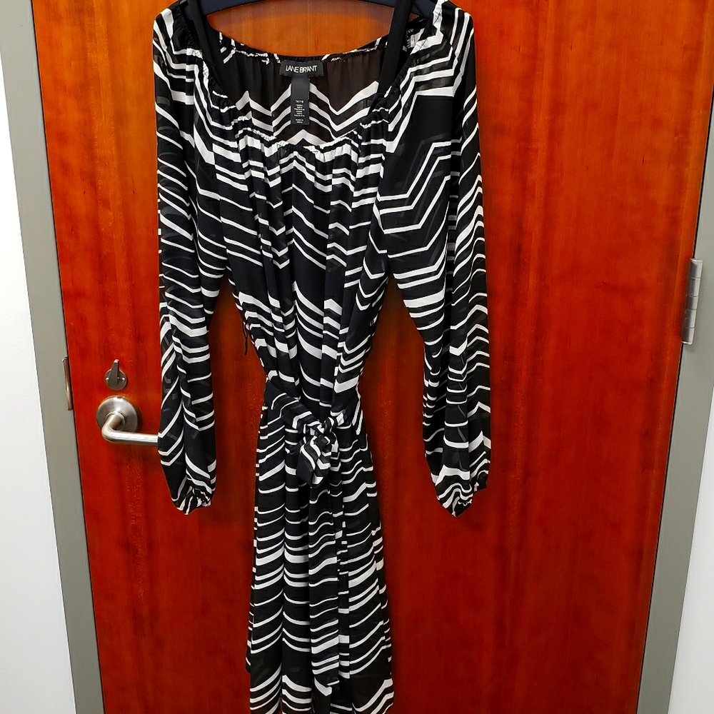 Black and white dress